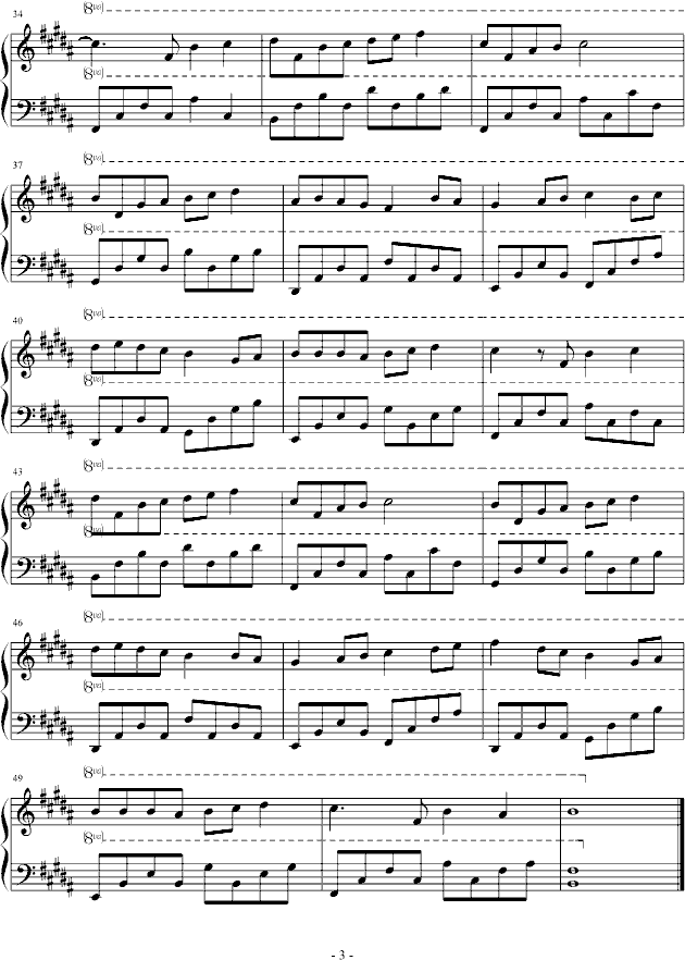 棉花糖（至上励合）(钢琴谱)3