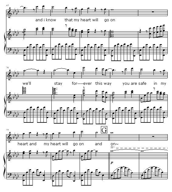 我心永恒(钢琴谱)5