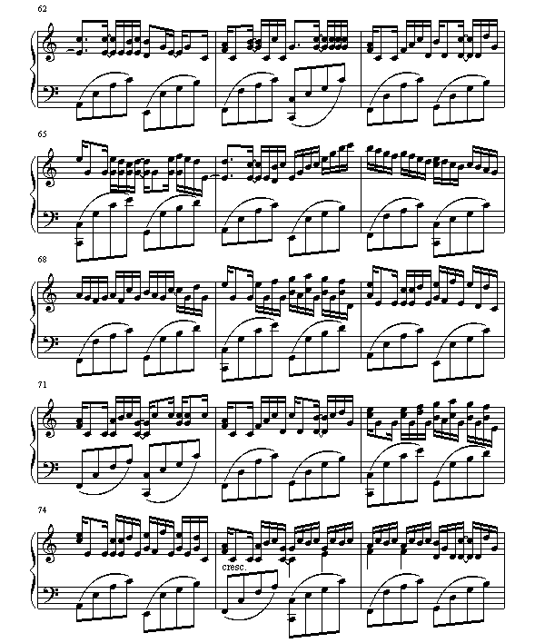 Kanon by Pachelbel(钢琴谱)5