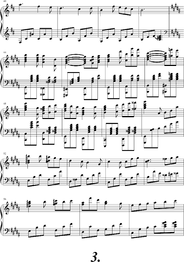 狗の物语(钢琴谱)3