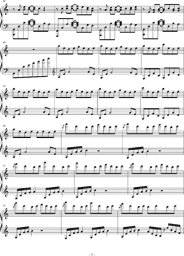 I Miss You(钢琴谱)3
