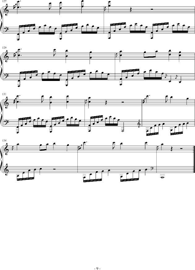 I Miss You(钢琴谱)9