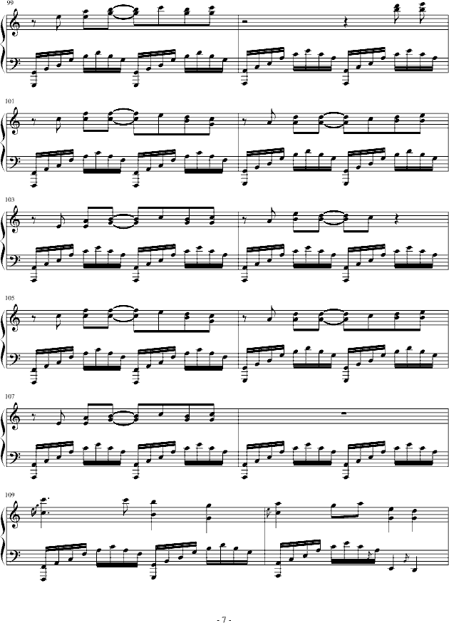 I Miss You(钢琴谱)7