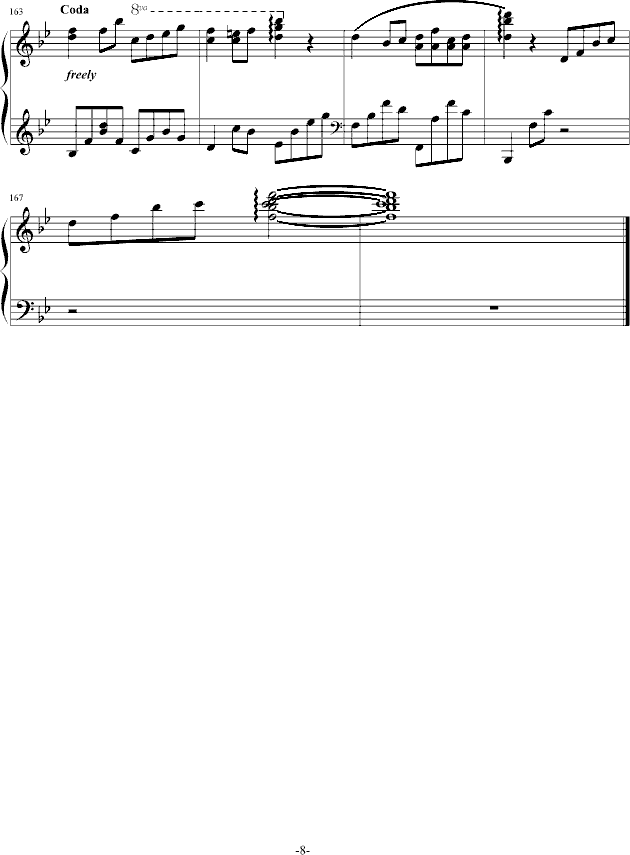 叙事曲●追梦人(钢琴谱)8