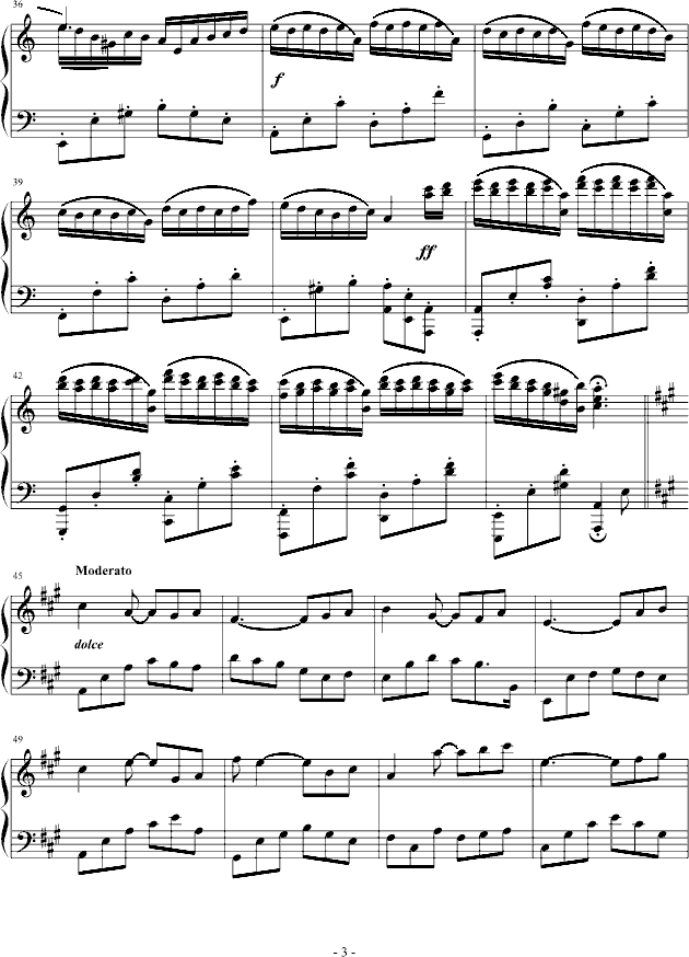 夏夜随想曲(钢琴谱)3