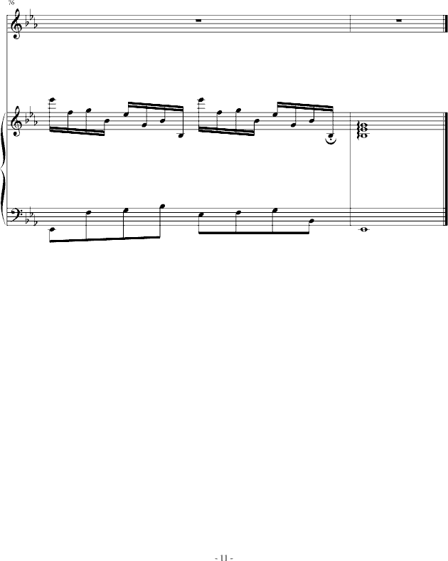 心随风逝(钢琴谱)11