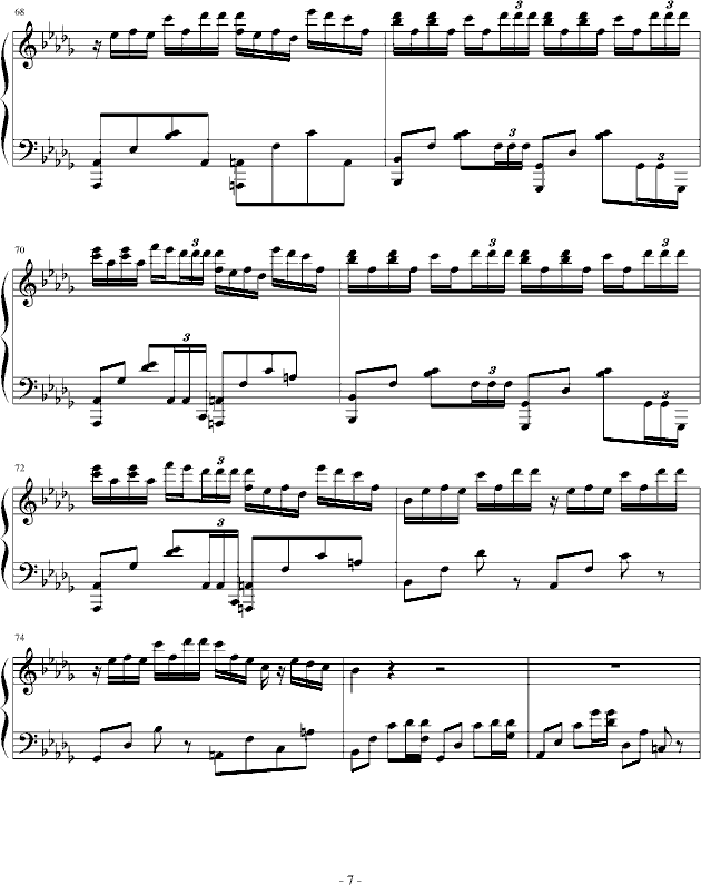 斗转星移(钢琴谱)7
