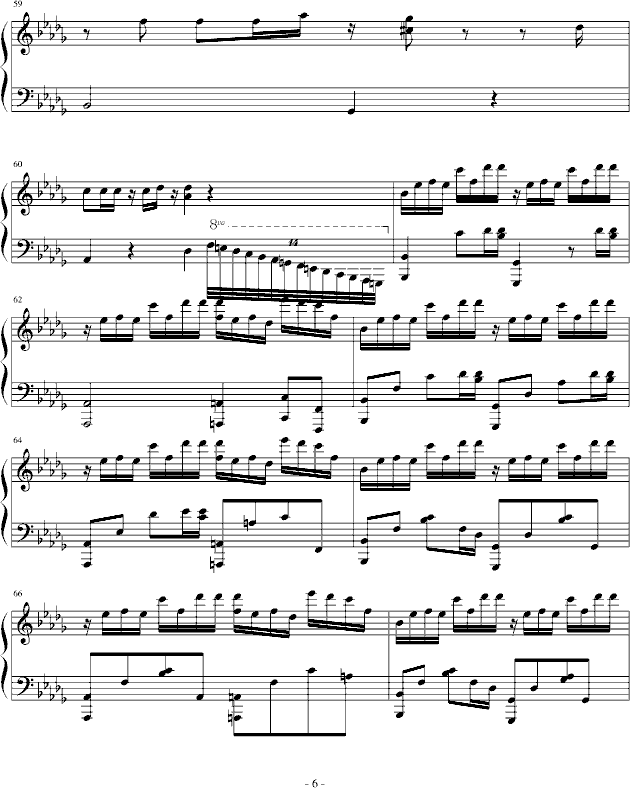 斗转星移(钢琴谱)6