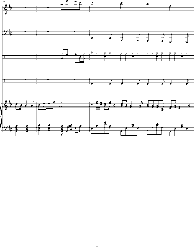悲伤氛围(钢琴谱)3