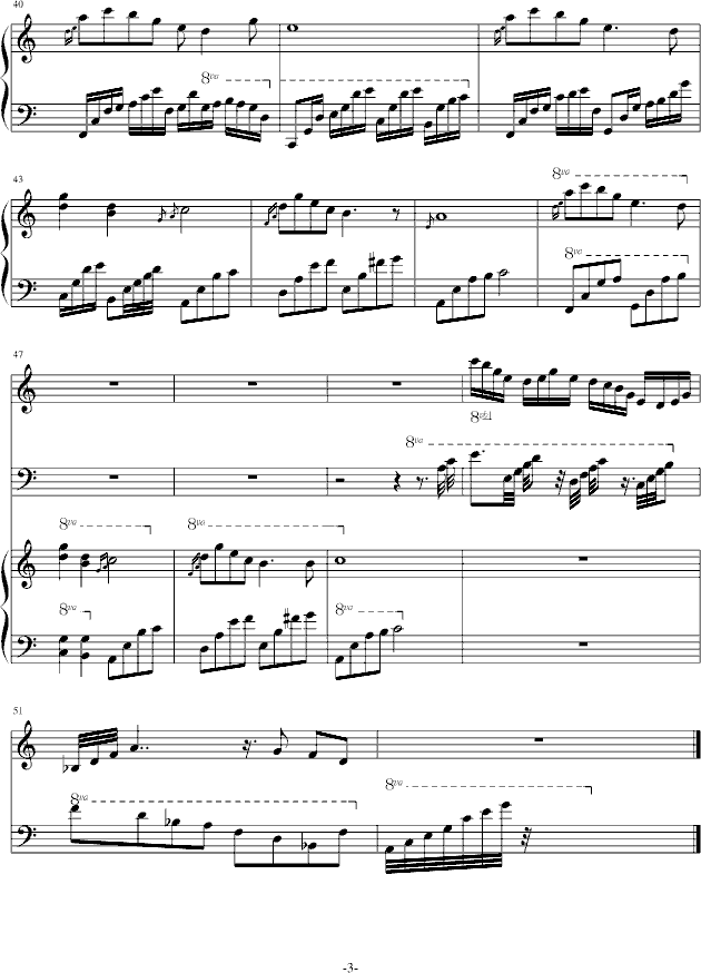 花开几时(钢琴谱)3