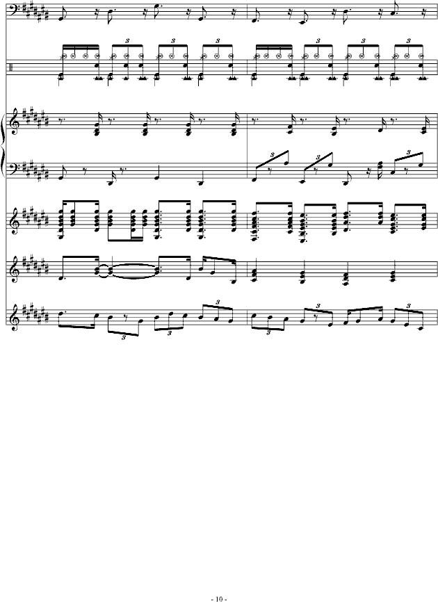 小插曲(钢琴谱)10