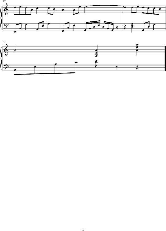我们的歌(钢琴谱)3