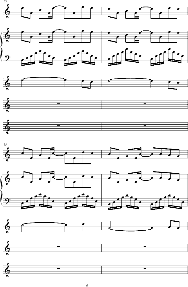 年华游乐园(钢琴谱)6