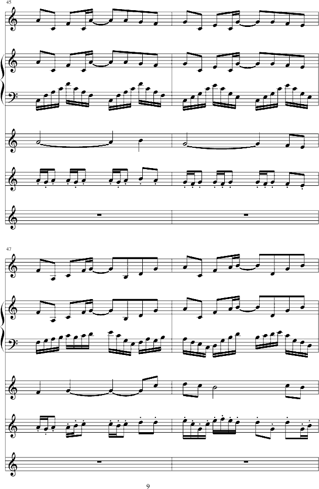 年华游乐园(钢琴谱)9