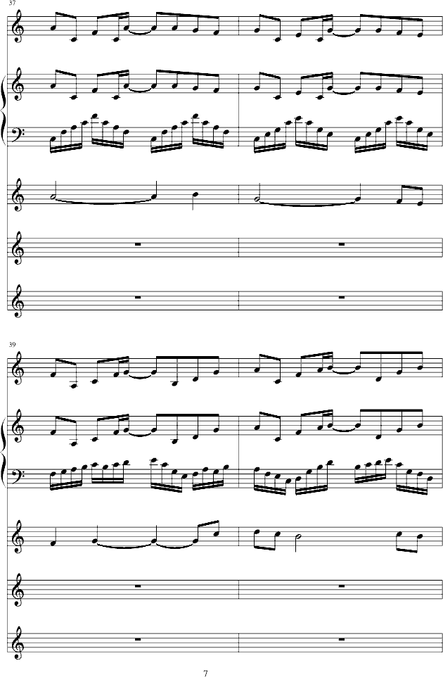 年华游乐园(钢琴谱)7