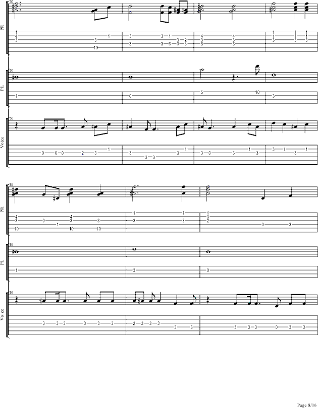 你不在（演唱会弹唱版）(钢琴谱)8
