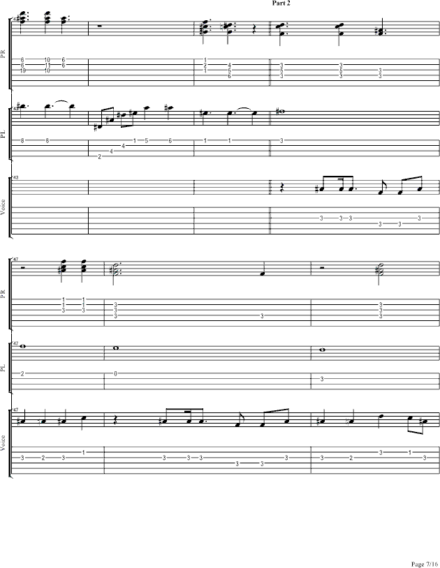 你不在（演唱会弹唱版）(钢琴谱)7