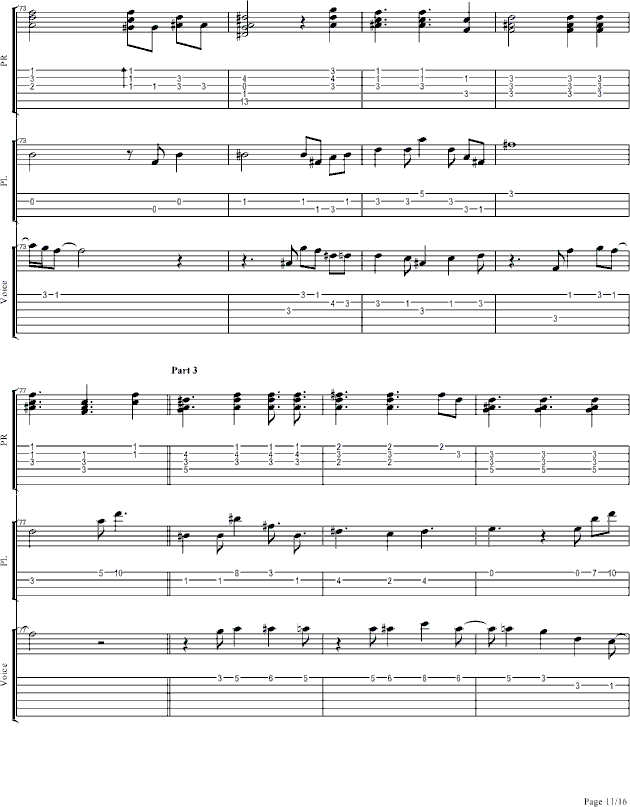 你不在（演唱会弹唱版）(钢琴谱)11
