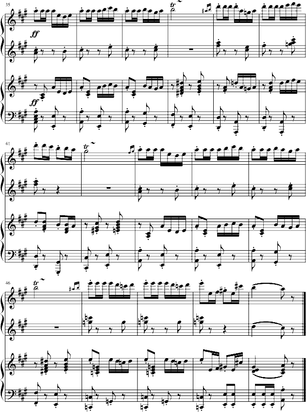 卡门序曲(钢琴谱)3