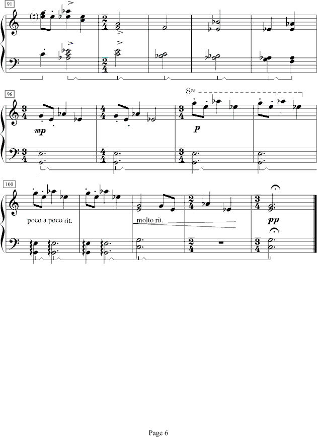 哈利的魔法世界(钢琴谱)6