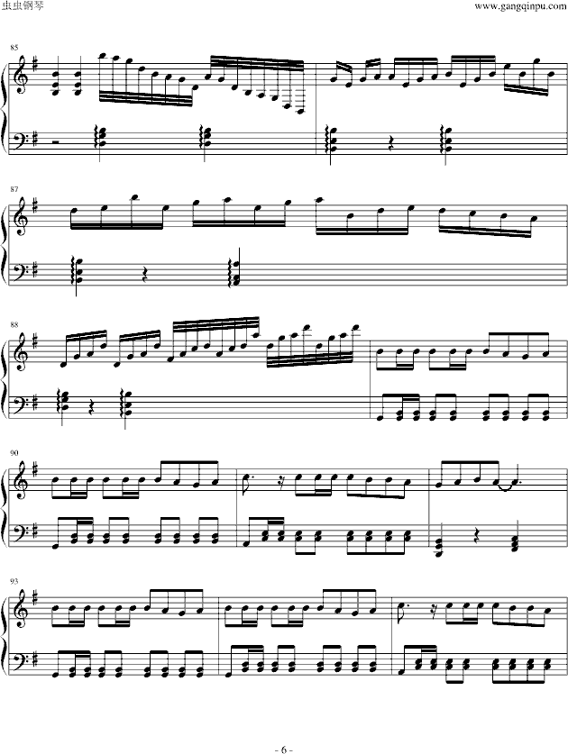 My prayer(钢琴谱)6