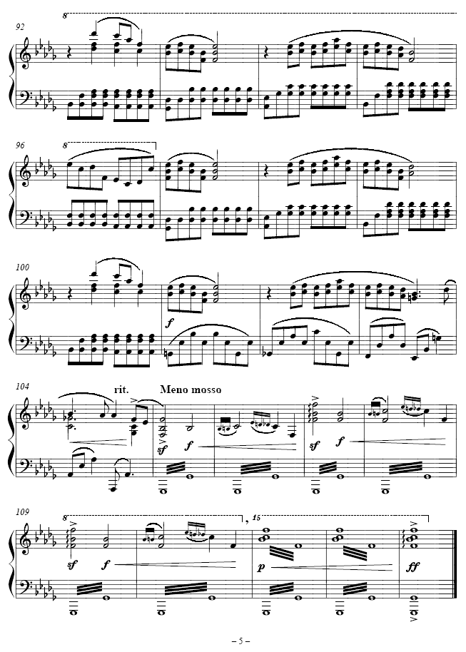 Merry Christmas Mr. Lawrence main theme(钢琴谱)5