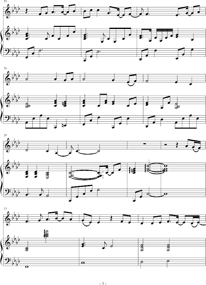 You Are My Love(钢琴谱)3
