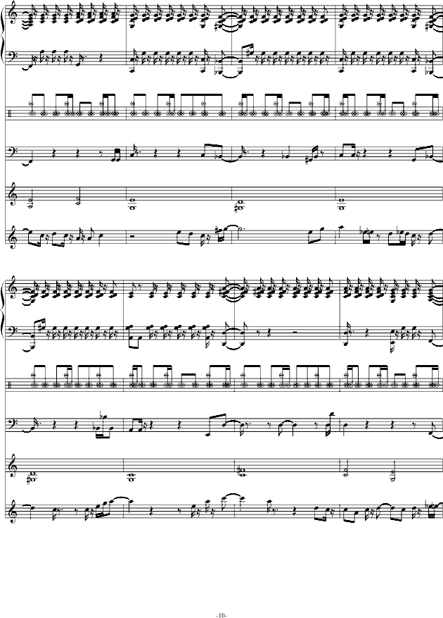 暇逸的情人节(钢琴谱)10