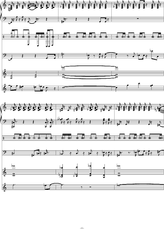 暇逸的情人节(钢琴谱)11