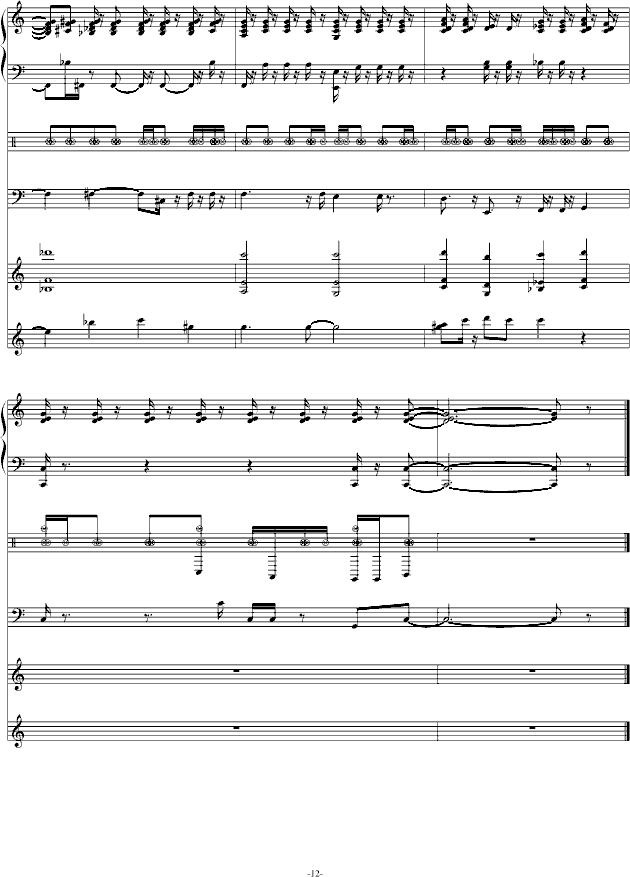 暇逸的情人节(钢琴谱)12