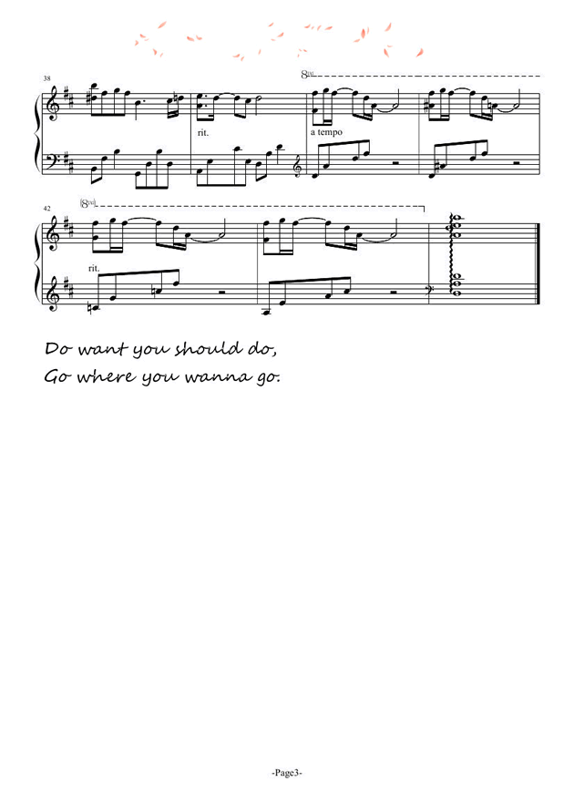 夜的随想(钢琴谱)3