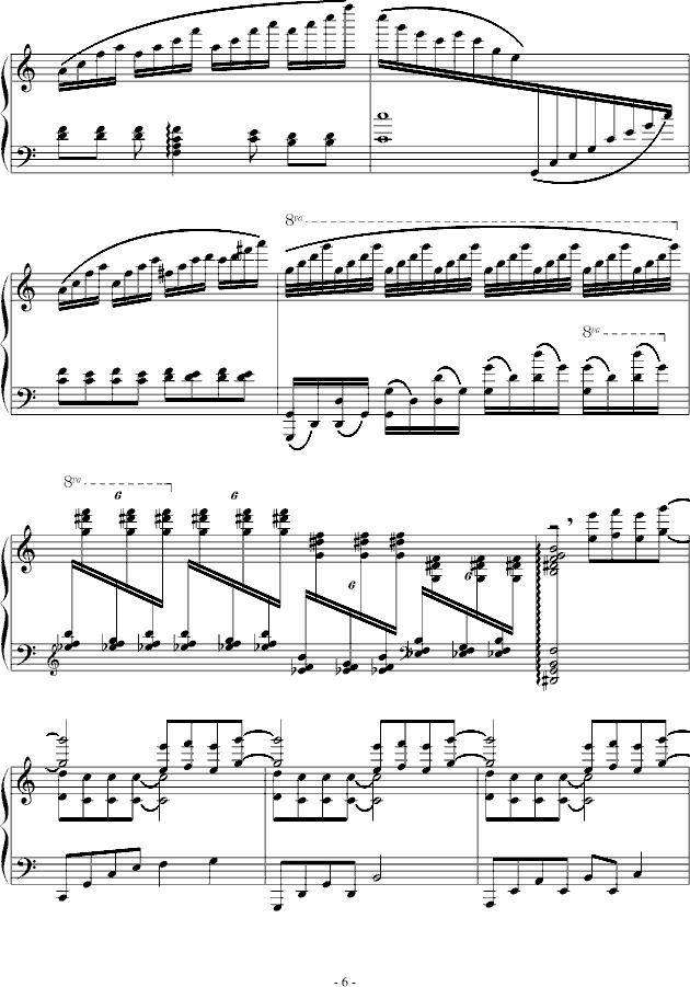 sorry for stupid things(钢琴谱)6