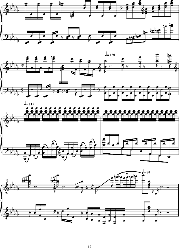 sorry for stupid things(钢琴谱)12