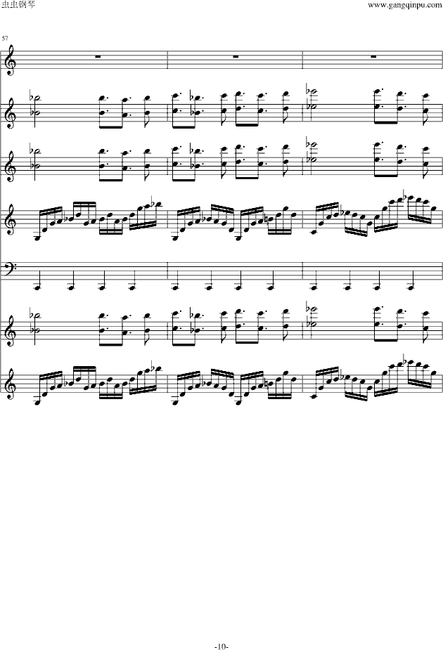 遗忘花园(钢琴谱)10