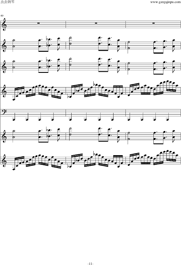 遗忘花园(钢琴谱)11