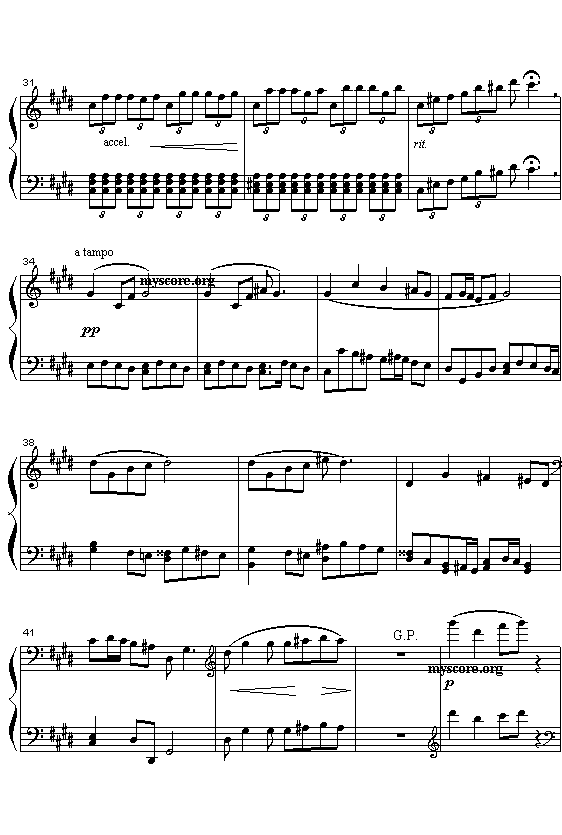 黯然销魂(四字歌谱)3