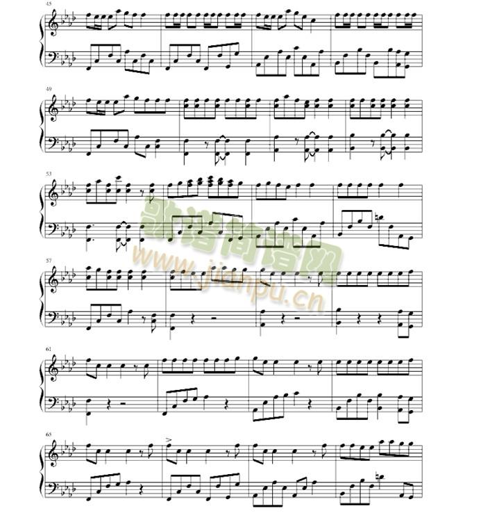 Telephone 钢琴谱(钢琴谱)3