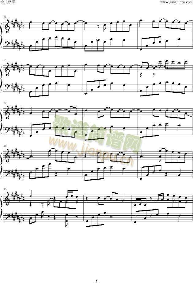 你不知道的事(钢琴谱)6