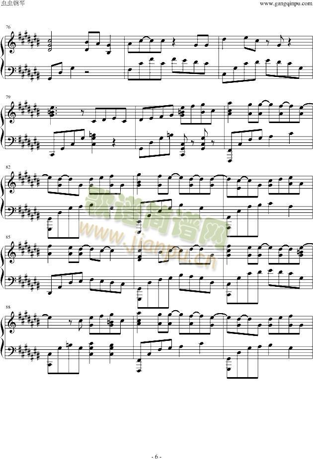 你不知道的事(钢琴谱)7