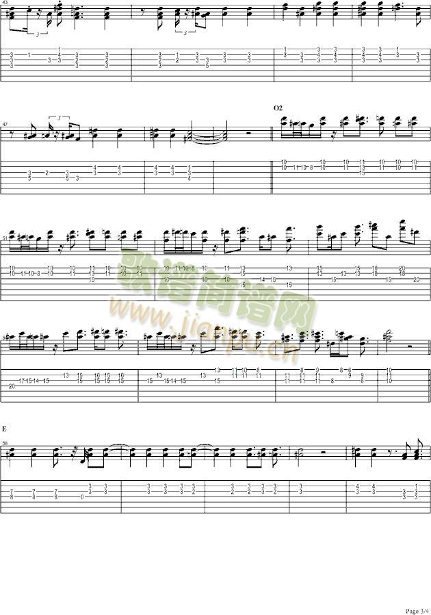 不完整的旋律(钢琴谱)3