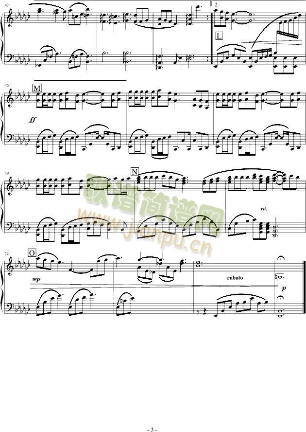 久远之河(钢琴谱)3