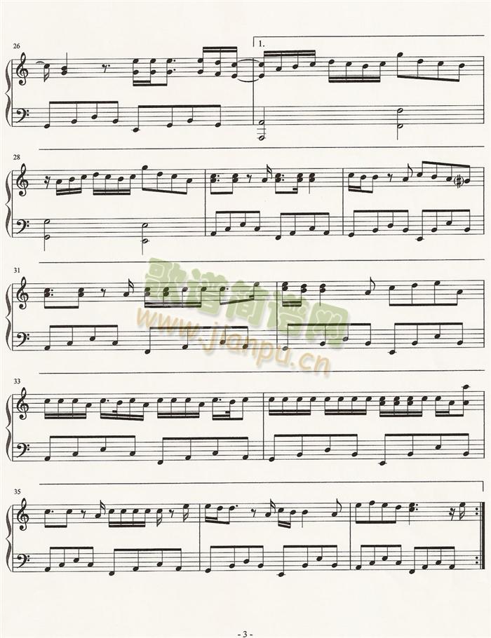 Darkness(钢琴谱)3