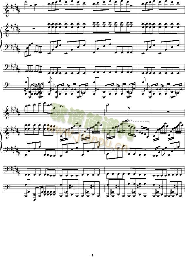 拾起碎片(钢琴谱)5