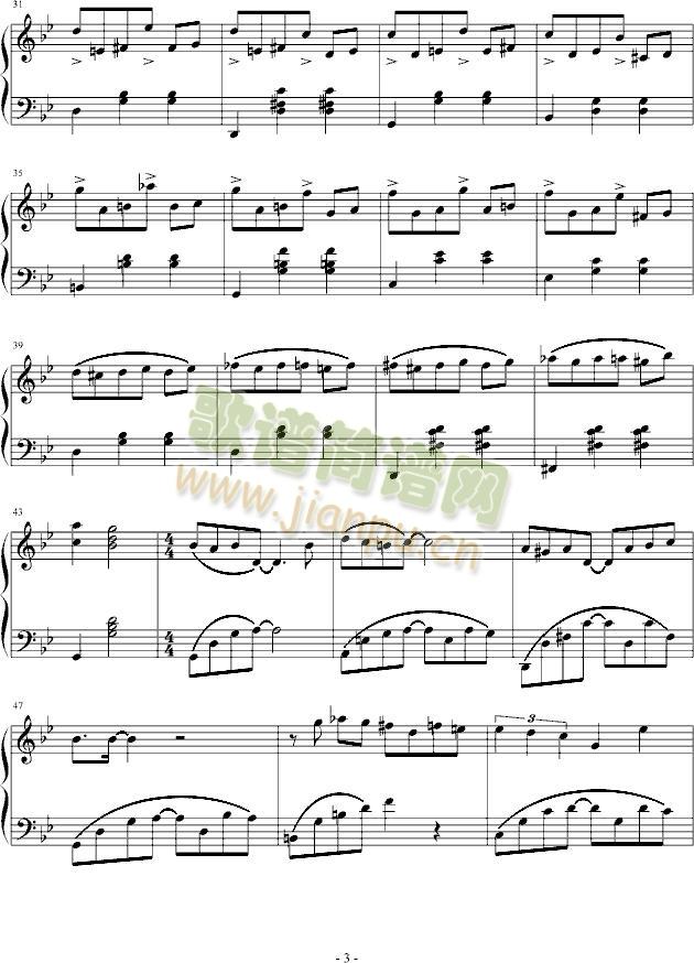 我不是肖邦(钢琴谱)3