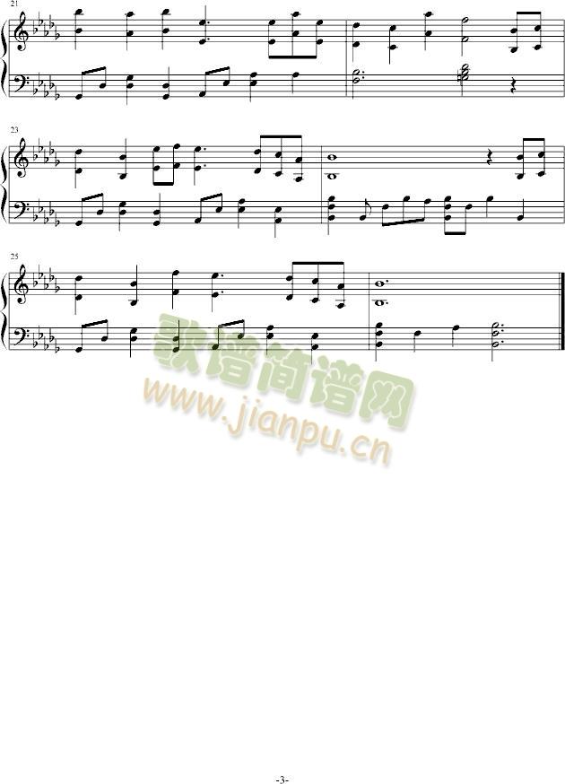 far(钢琴谱)3