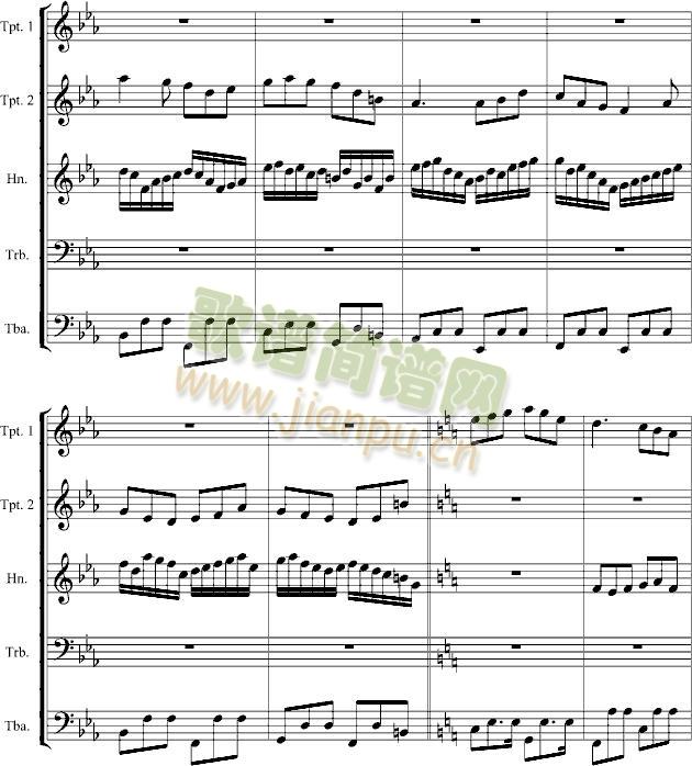 冬夜圆舞曲(钢琴谱)5