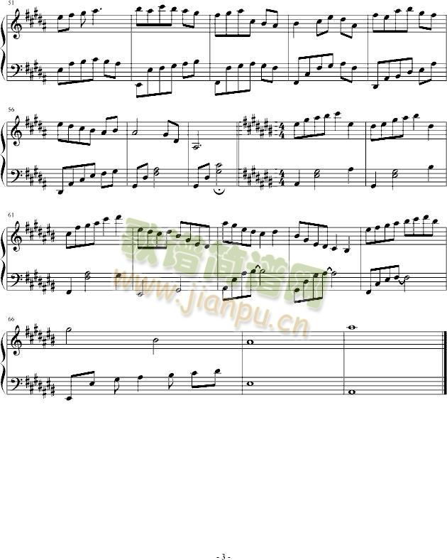 江南归怨(钢琴谱)3