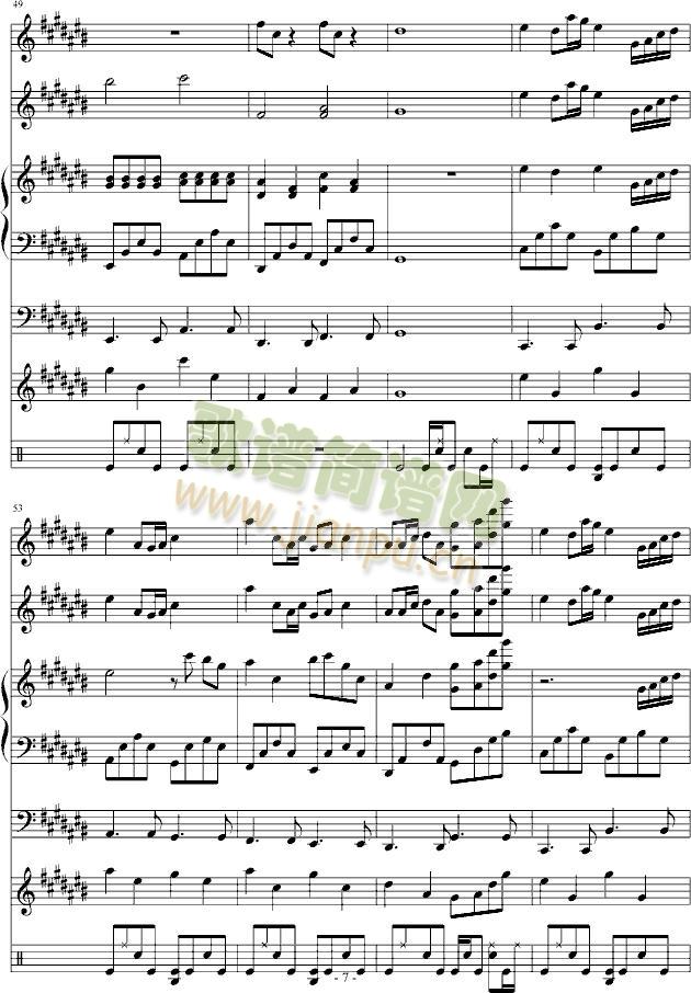 踏花归去马蹄香(钢琴谱)7