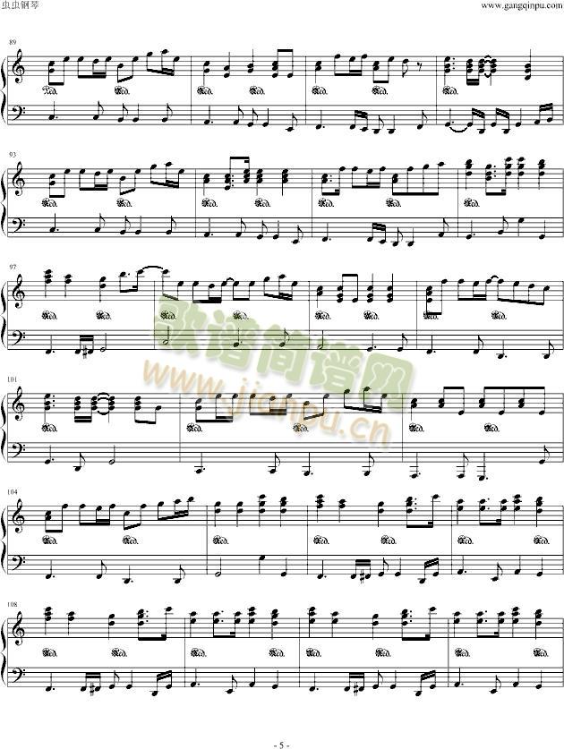 taers(钢琴谱)5