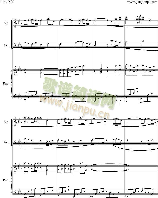 C小调柔版(钢琴谱)3